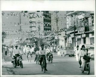 South Vietnam: Flag Day,  Danang - Vintage Photo