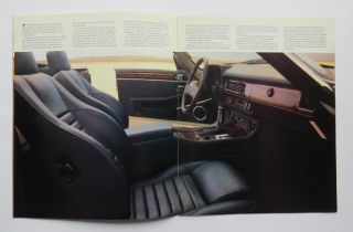 1989 Jaguar XJS V12 Coupe Convertible Brochure Vintage 4