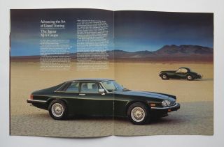 1989 Jaguar XJS V12 Coupe Convertible Brochure Vintage 5