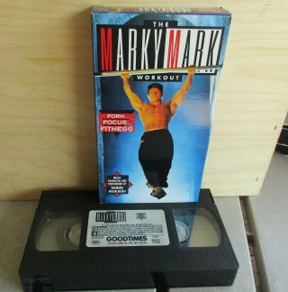 The Marky Mark Workout (1990) Vintage Vhs Mark Wahlberg