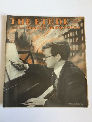 The Etude February 1943 - Vintage Music Magizine - Collectors Item - Complete