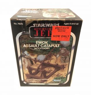 Vintage Star Wars Rotj 1983 Ewok Assault Catapult 3 -