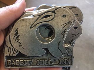 Set Of 6 Vintage Rabbit Hill Inn Napkin Holders Metal Very Hard To Find