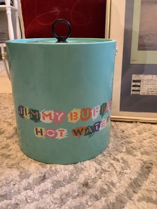 Jimmy Buffett - Hot Water Margaritaville Hotel Ice Bucket Vintage