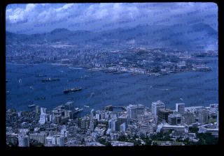 (032) Vintage 1964 35mm Slide Photo - Hong Kong - Peak View