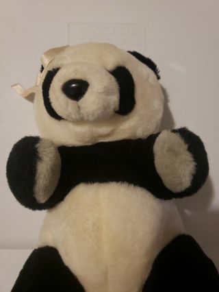 vintage 1987 Dakin panda bear plush pillow pet 80s 12 