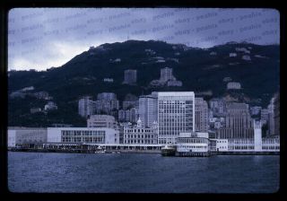 (042) Vintage 1964 35mm Slide Photo - Hong Kong - Waterfront