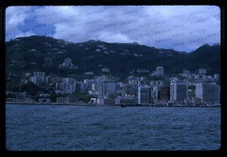 (049) Vintage 1964 35mm Slide Photo - Hong Kong - Waterfront