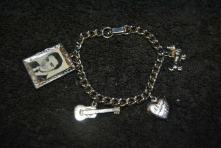 Vintage Jewelry Gp Elvis Presley 1950 " S Loving You Charm Bracelet