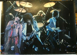 Vintage 1980 Queen 20 X 28 " Poster Rock N 