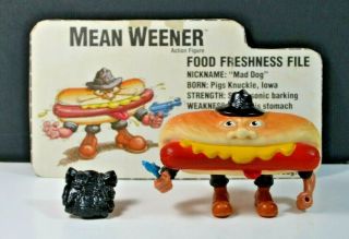 Food Fighters Mean Weener 1988 Mattel 100 Complete Htf Vintage 80 