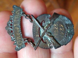 Vintage NRA? 1929 2nd Pistol Sharpshooter Medal Pin. 4
