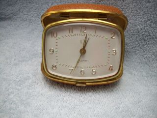 Vintage Florn Travel Alarm Clock Made In Germany