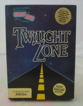 The Twilight Zone Vintage Pc Game 1988 Commodore / Amiga