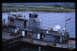 (135) Vintage 1964 35mm Slide Photo - Us Navy Tugboat Uss Skandawati Ytb - 370