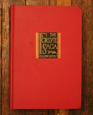 Vintage " The Forsyte Saga " By John Galsworthy (hardcover,  1933)