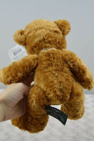 Russ Berrie Tyler Teddy Bear Plush Stuffed Animal Toy Brown Rikey Austin w/Tags 3