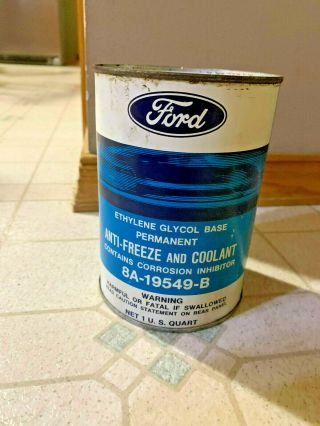 Vntage Oil Can Vintage Ford Can Antifreeze Coolant Can Ford Can