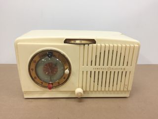 Vintage General Electric Model 516 Radio Alarm Clock Not