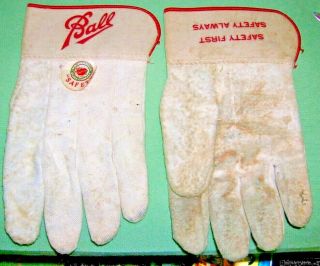 Rare Vintage Ball Glass Indianapolis Glove Company " Safety "