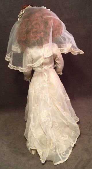 Arranbee Vintage 1930 ' s Composition Elegant Nancy Bride Doll 17” 3