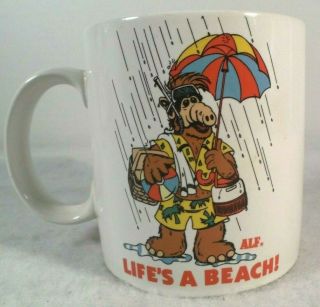 Alf (1987) Russ Ceramic Coffee Mug Cup " Life 