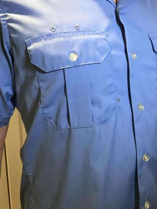 Vintage Chicago Police Department Regulation Uniform T Shirt CPD Klopman Elbeco 6