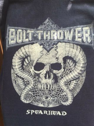 Bolt Thrower ' Spearhead ' T - Shirt.  Size Medium.  Vintage (1992). 5