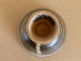BRUCE ANDERSON VINTAGE MID - CENTURY MODERN CALIFORNIA STUDIO POTTERY FOOTED BOWL 8