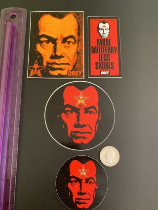 Vintage Big Brother Sticker Set Obey Shepard Fairey Andre The Giant Poster Print