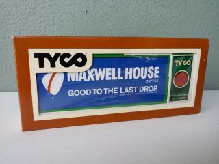 Tyco Ho Scale - Vintage Maxwell House / Payday Steam Whistle In Billboard - Mib