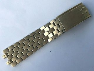 Vintage Omega Stainless Steel Swiss Mens Watch Band Buckle,  Ref.  1040 No.  12