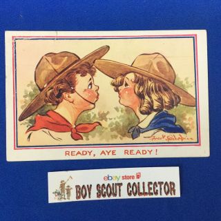 Boy Scout Vintage Postcard Mailed Sept 1914 From Toronto Ont.