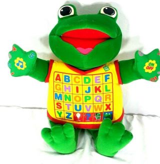 Leap Frog Little Leap Hug & Learn 1998 Childrens Vintage Interactive Stuffed Toy