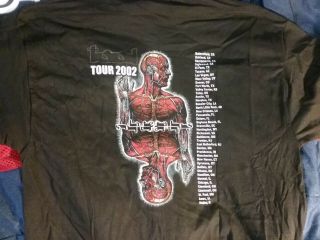 Tool 2002 Lateralus Tour Shirt Xl Nmint Rare Vintage Htf
