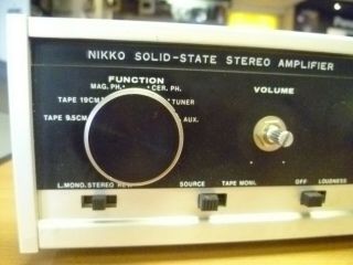 Nikko Trm 40 Ic Amplifier Vintage Hi - Fi
