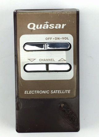 Vintage Quasar Electronic Tv Remote Satellite Control