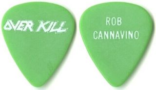 Over Kill 1992 Horrorscope Tour Rob Cannavino Custom Vintage Stage Guitar Pick