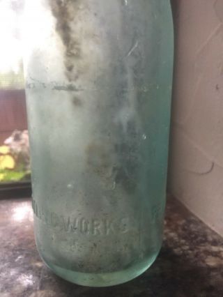 vintage property of Coca Cola Dallas TX Bottling Bottle solid heavy glass 4