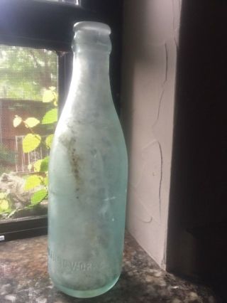 vintage property of Coca Cola Dallas TX Bottling Bottle solid heavy glass 5