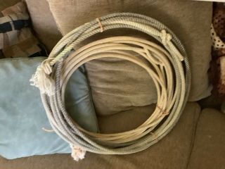 Vintage Lariat Cowboy Western Rope Lasso Rodeo Wall Art Decor Just Plain Roping