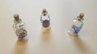 Vintage Set Of 3 Penny In A Bottle - Disney And Knotts Berry Farm