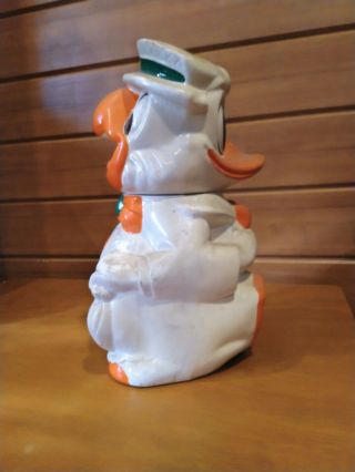 Vintage Donald Duck And Jose Carioca Turnabout Cookie Jar 1940 