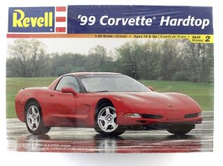 1999 ’99 Chevrolet Chevy Corvette Hardtop Revell 1:25 Model Kit 85 - 2578