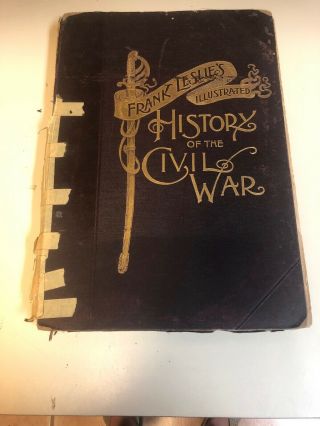 Vintage Frank Leslies Illustrated History Of The Civil War 1895