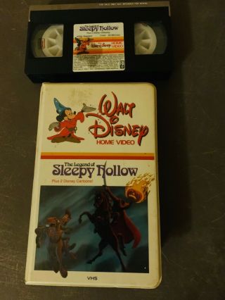 Vintage Walt Disney Home Video The Legend Of Sleepy Hollow