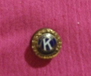 Vintage 14k Gold Kiwanis Club President Pin