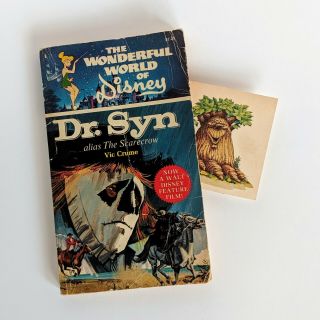 Vintage 1976 Dr Syn Alias The Scarecrow Disney Paperback Book (m - 6880) Retro