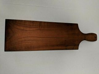 Large 18 " Antique Vintage Heavy Wood Cutting Board Unusual Shape