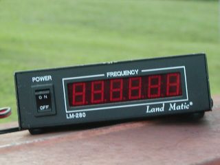 A Vintage Lm - 280 Land Matic Frequency Counter